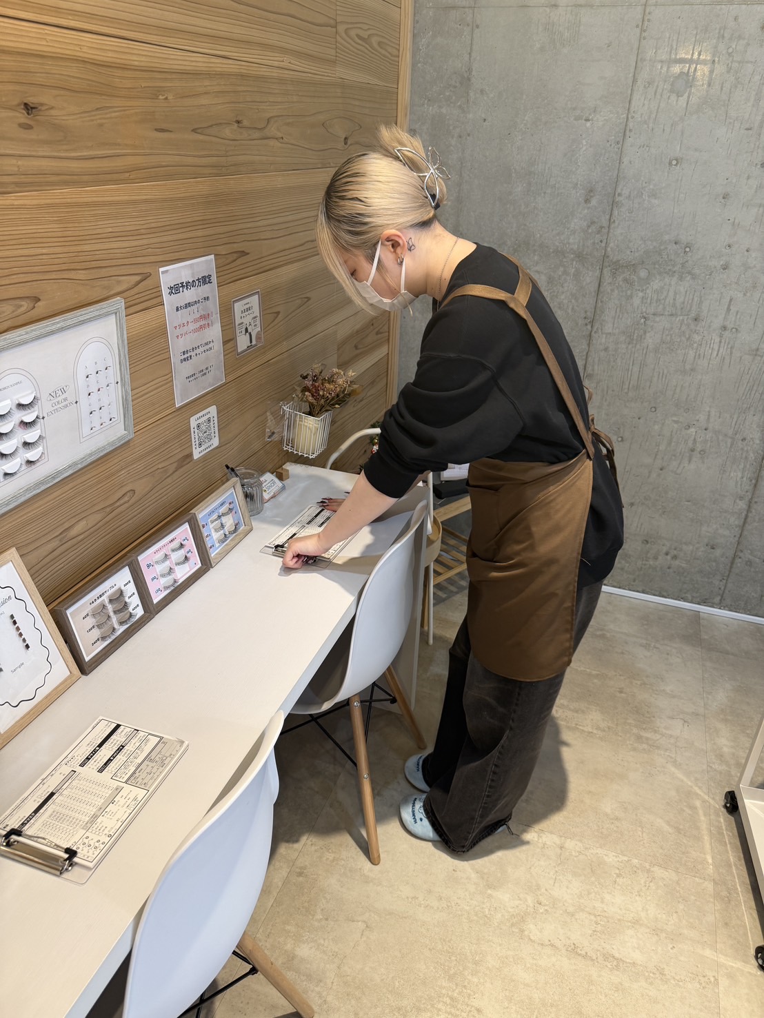 開店準備の様子