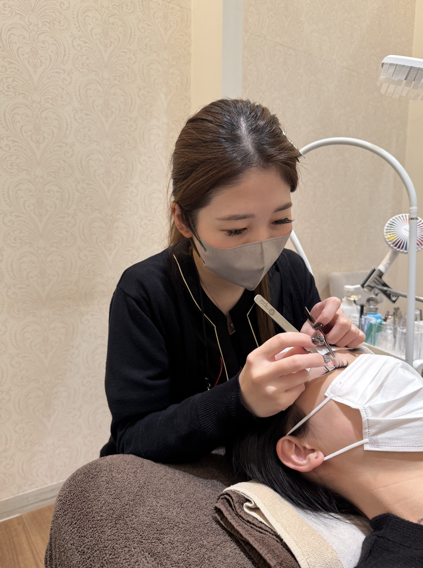 午後の施術の様子